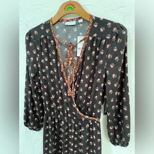 NWT New York & Company Stylish Boho Chic Dress/ Work Dress/Cottage Rose 🌹Small